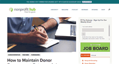 Desktop Screenshot of nonprofithub.org